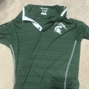Michigan state polo size small